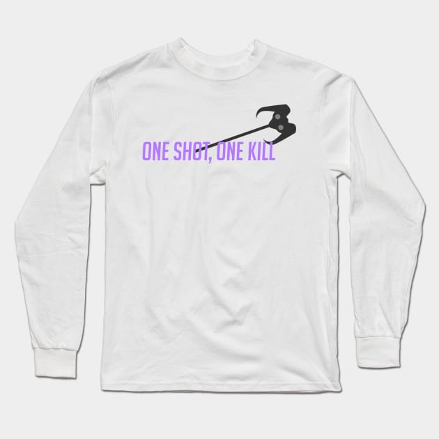 One shot, one kill Long Sleeve T-Shirt by badgerinafez